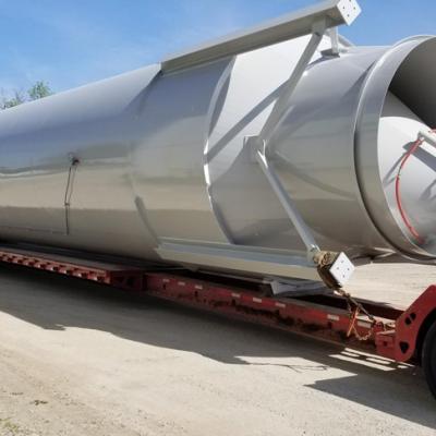 Cement Silo with Side Draw Custom Skirting